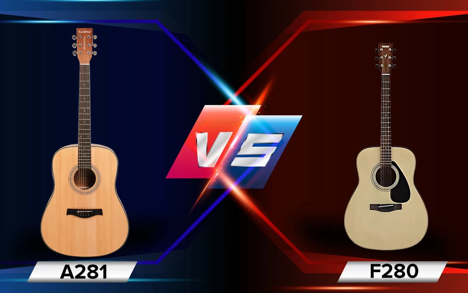 Kadence A281 v/s Yamaha F280: which one should you buy ?