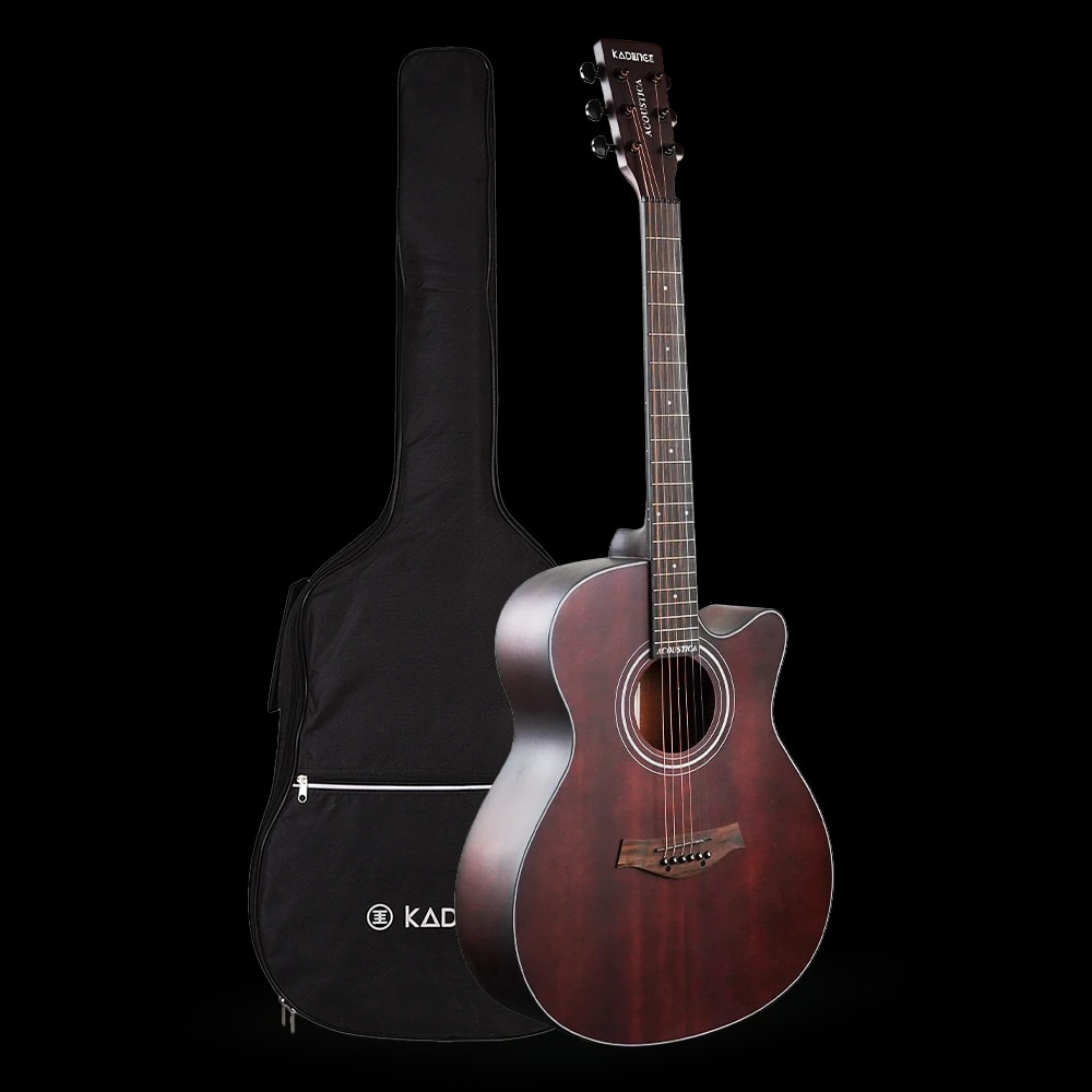 Acoustica 40" Acoustic Guitar · Brown