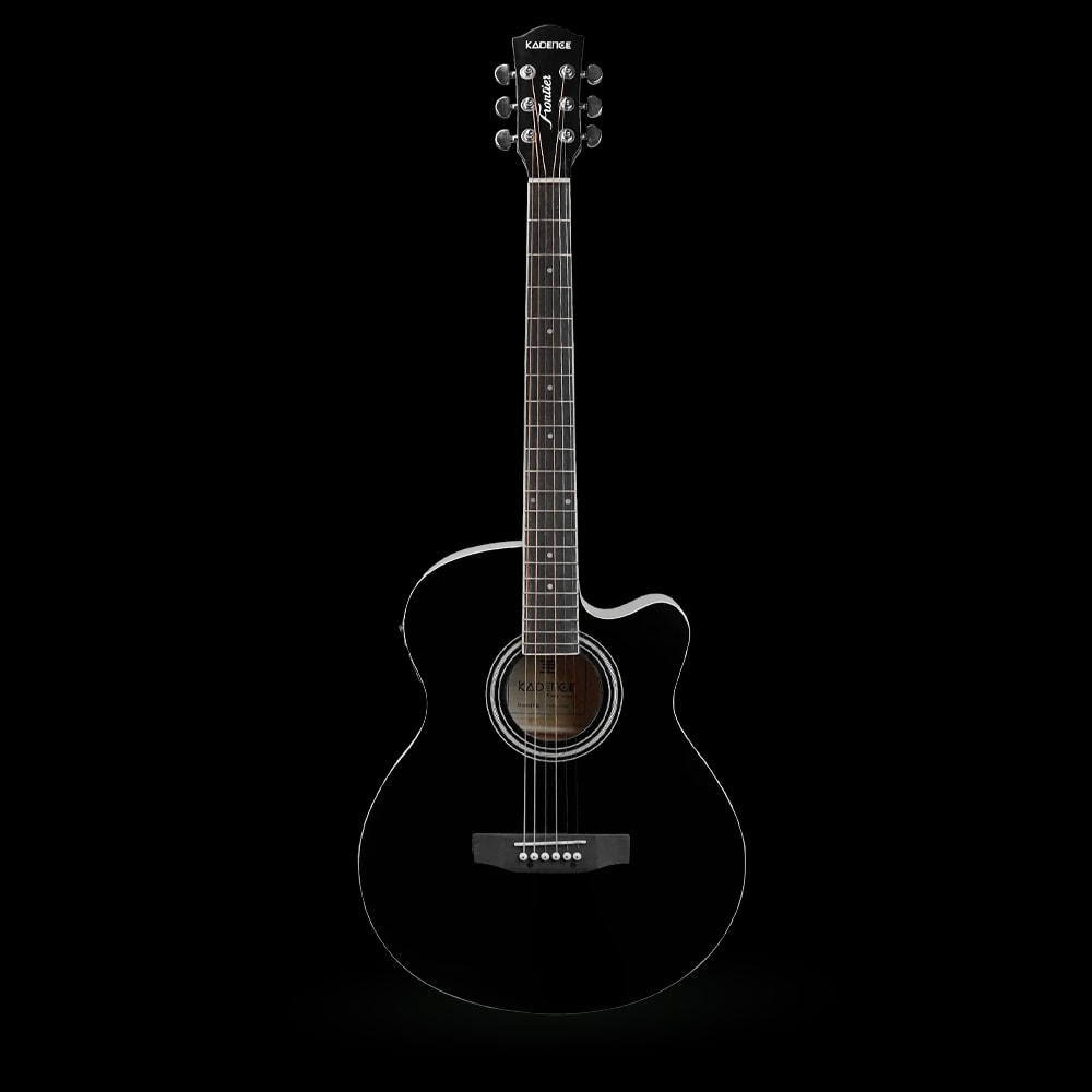 Kadence FNTR-BLKEQ Frontier 40" Electro Acoustic Guitar, view 3 of 6