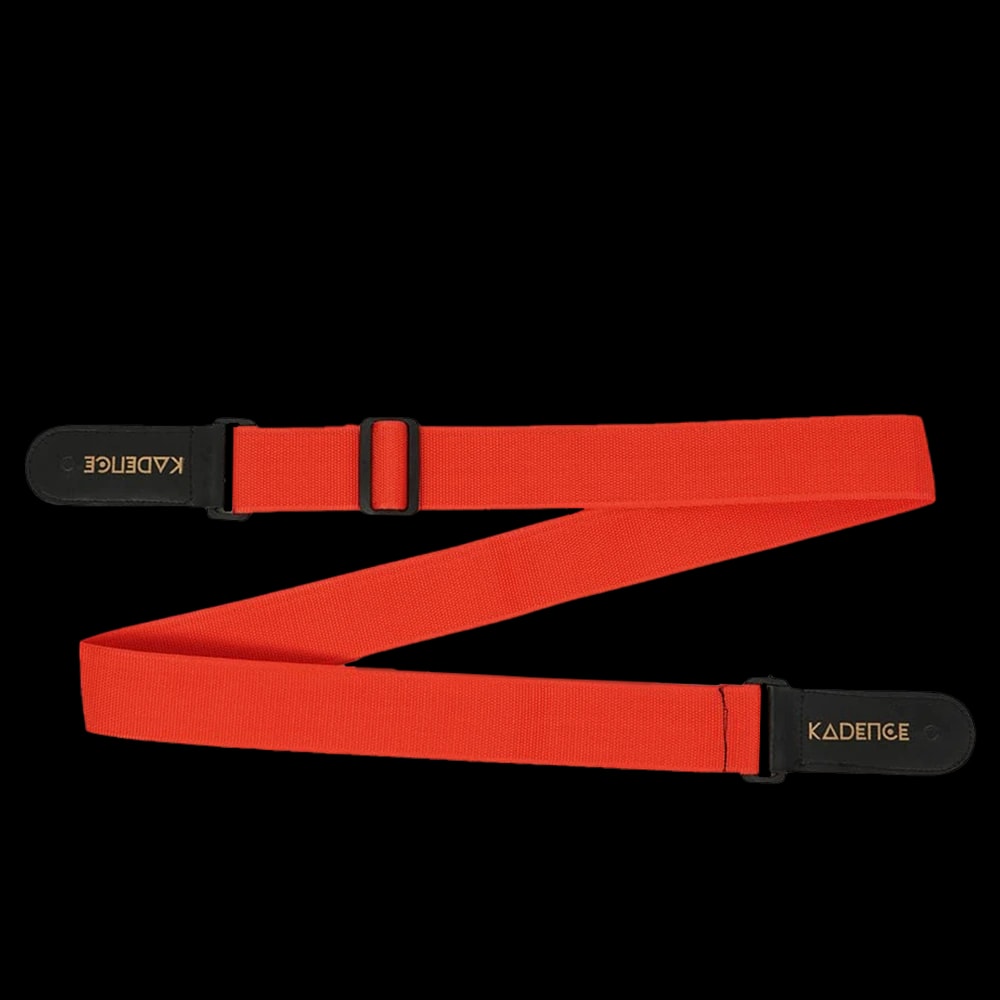 Kadence GSTP-RED Home Series Adjustable Guitar Strap, view 2 of 8