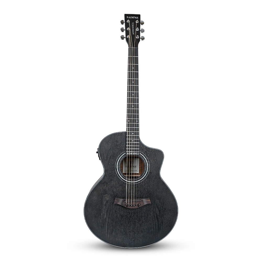 Kadence A06EQ-N-TMBK Acoustica 40" Electro Acoustic Guitar - Matte Black, view 5 of 6