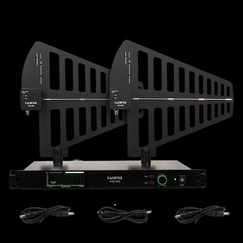 Professional Antenna Distribution System for Wireless Microphones · Black