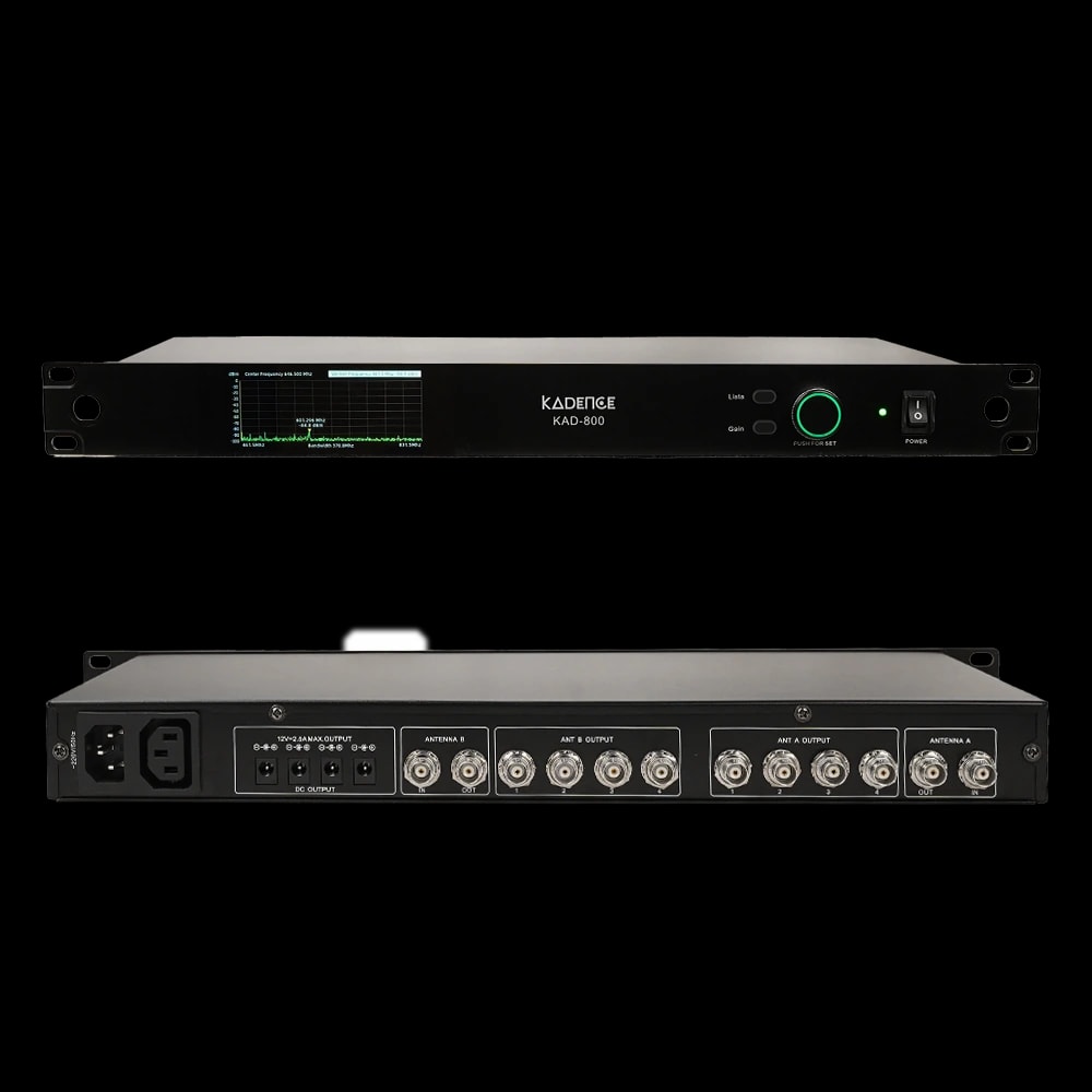 Kadence KAD800 Professional Antenna Distribution System for Wireless Microphones, view 3 of 6