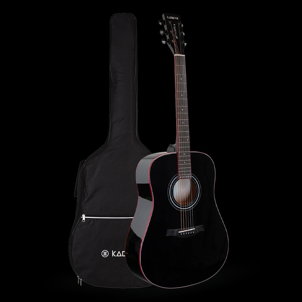 Acoustica 41" Acoustic Guitar · Black