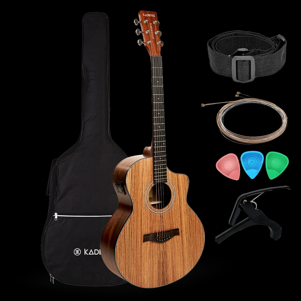 Acoustica 40" Electro Acoustic Guitar · Natural