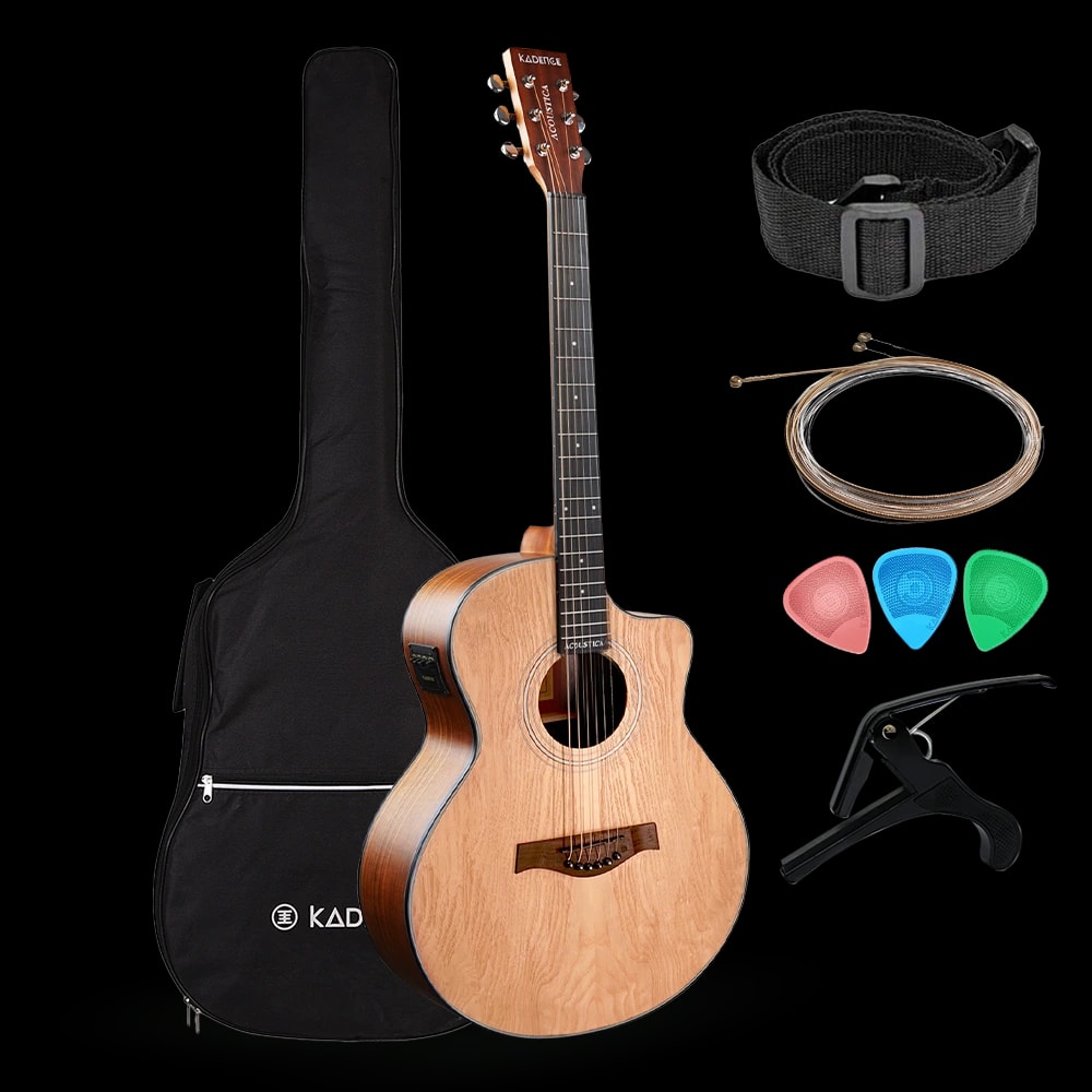 Acoustica 40" Electro Acoustic Guitar · Natural