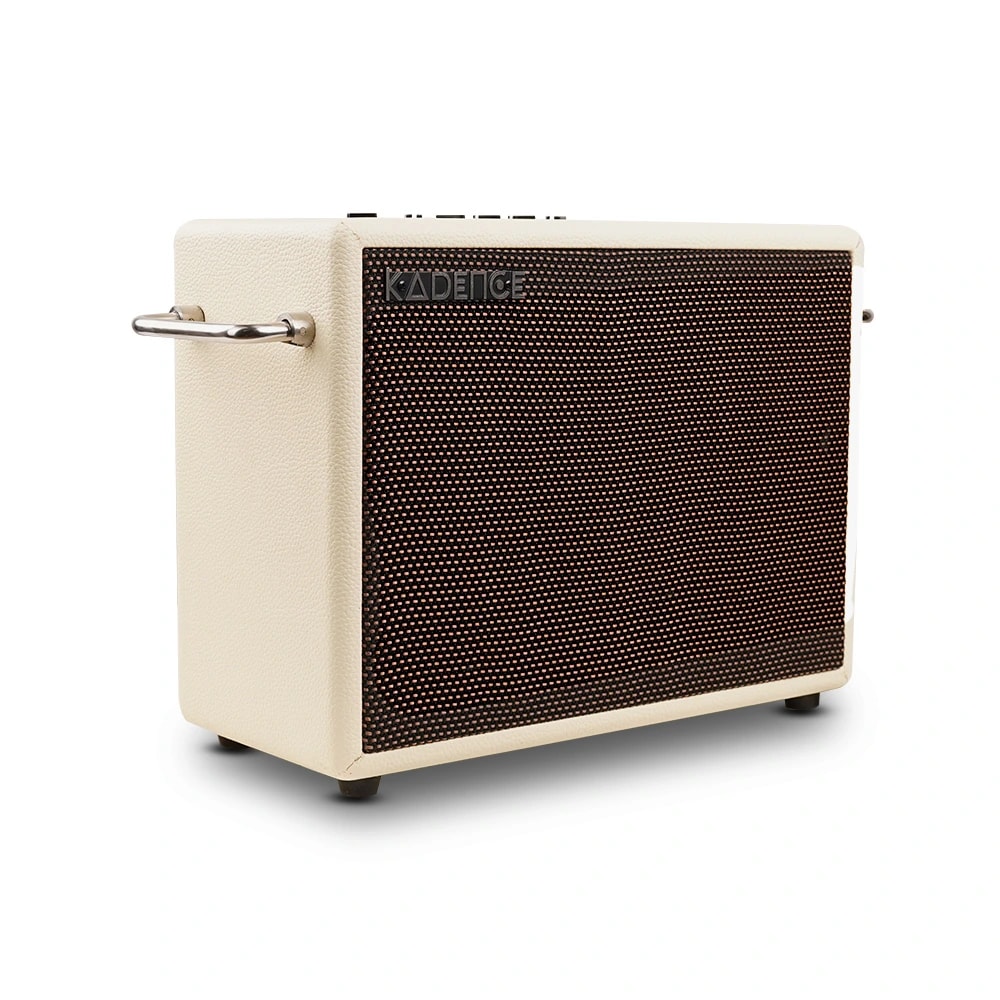 Kadence V15 Jamming Series 15W Guitar Amplifier | 5-Inch Speaker | 3-Band EQ with Clean & Overdrive | 6.35mm/3.5mm Input & 3.5mm Output | For Electric & Electro-Acoustic Guitars