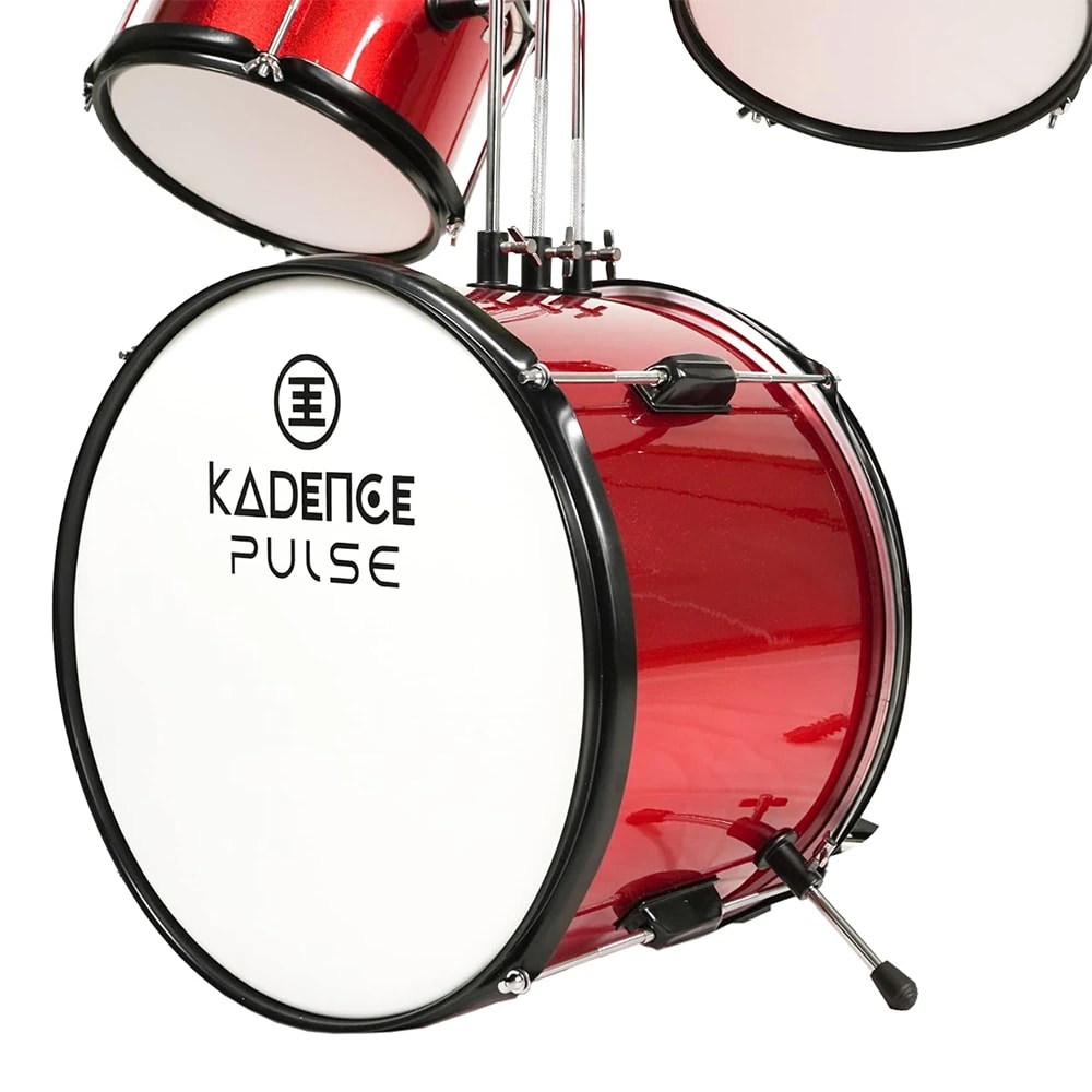 Kadence BYDRMRD 3-Piece Kids Acoustic Drum Kit, view 4 of 9