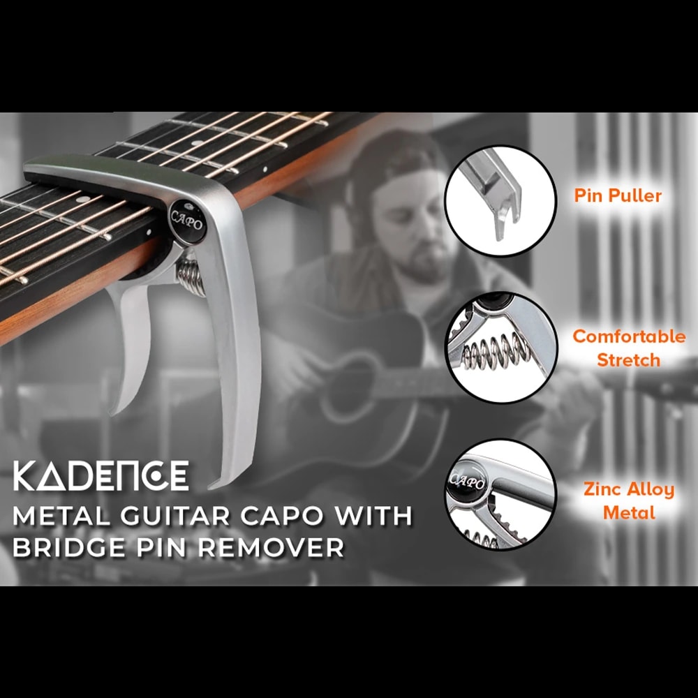 Kadence CAP-PR01-SL Touring Series Guitar Capo, view 6 of 6