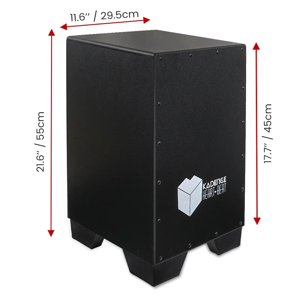 Kadence CJBLK Heartbeat Cajon with Dust Cover, view 5 of 6