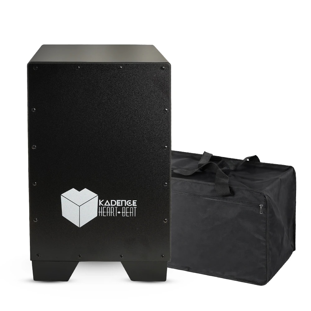 Kadence CJBLK Heartbeat Cajon with Dust Cover, view 3 of 6