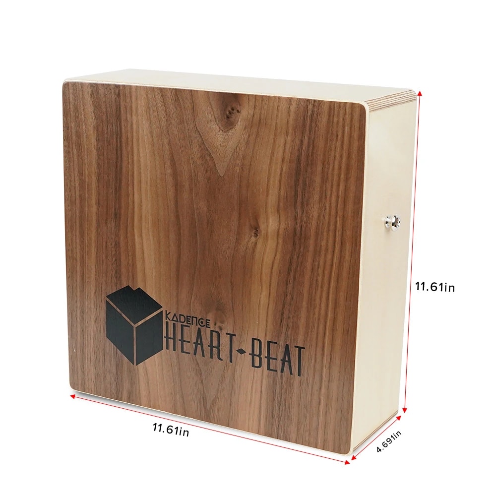 Kadence C-69 Heartbeat Dual Sided Travel Cajon, view 3 of 6