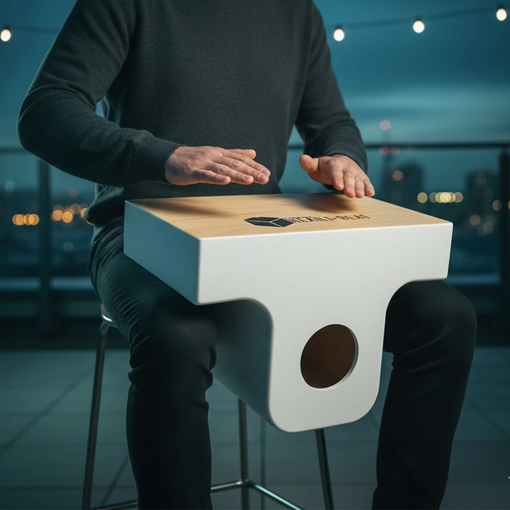 Kadence LT1A Heartbeat Slaptop Travel Cajon, view 3 of 6