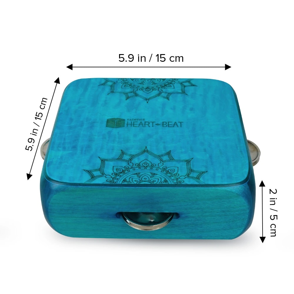 Kadence SU7S Heartbeat Tambourine-Cajon Drum with Jingles, view 5 of 6