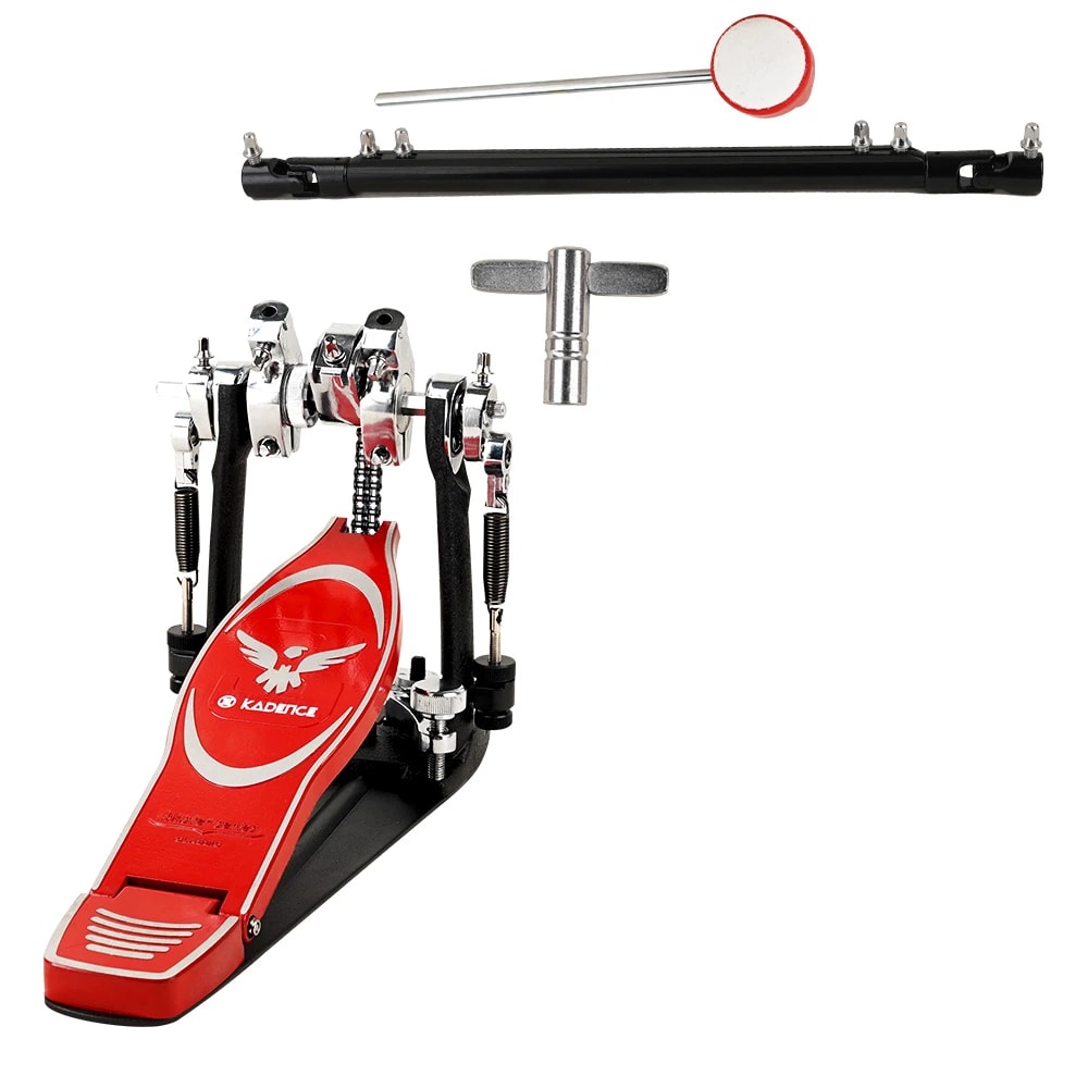 Kadence DBP-TWN-RD Jamming Series Double Kick Bass Drum Pedal, view 5 of 6