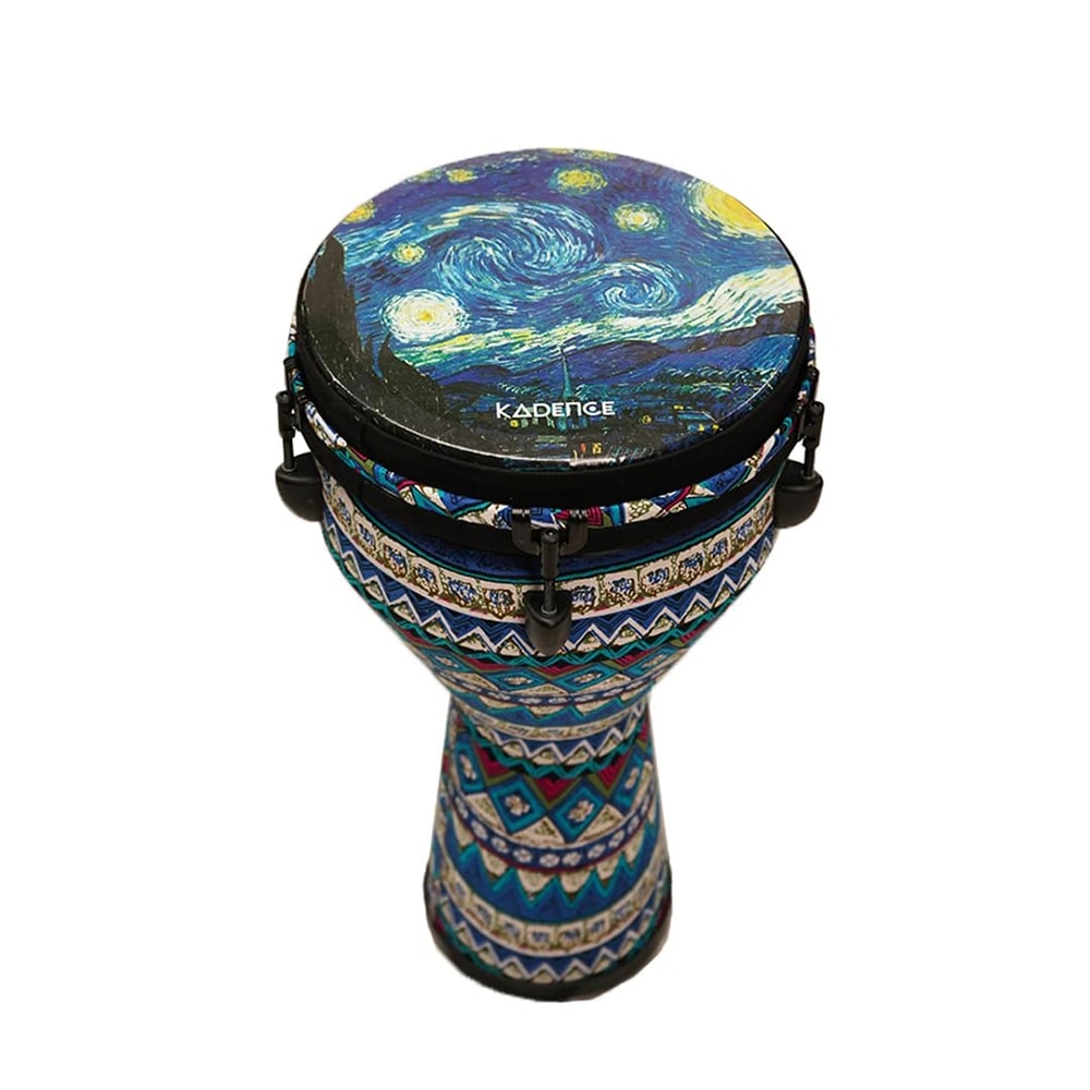 Kadence DJE10 Touring Series Hand Carved Djembe Drum, view 4 of 6