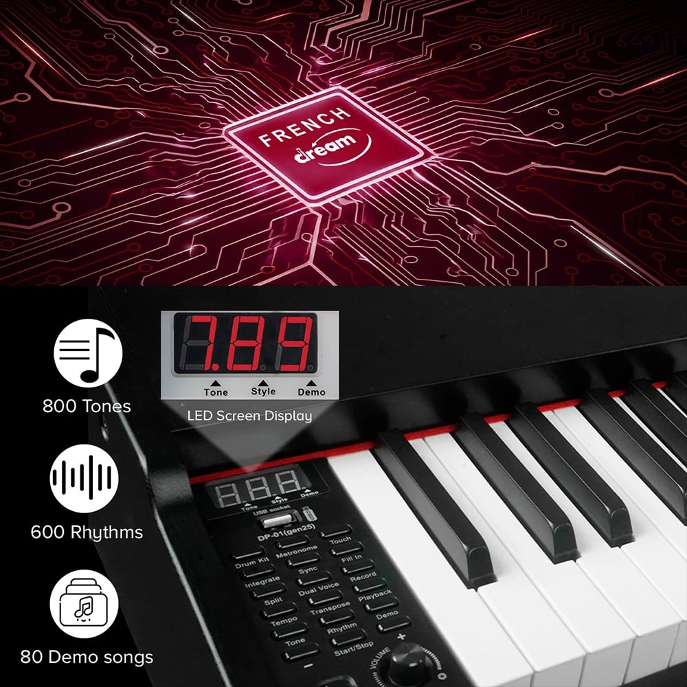 Kadence DP01WBK GEN25 Digital Piano, view 3 of 6