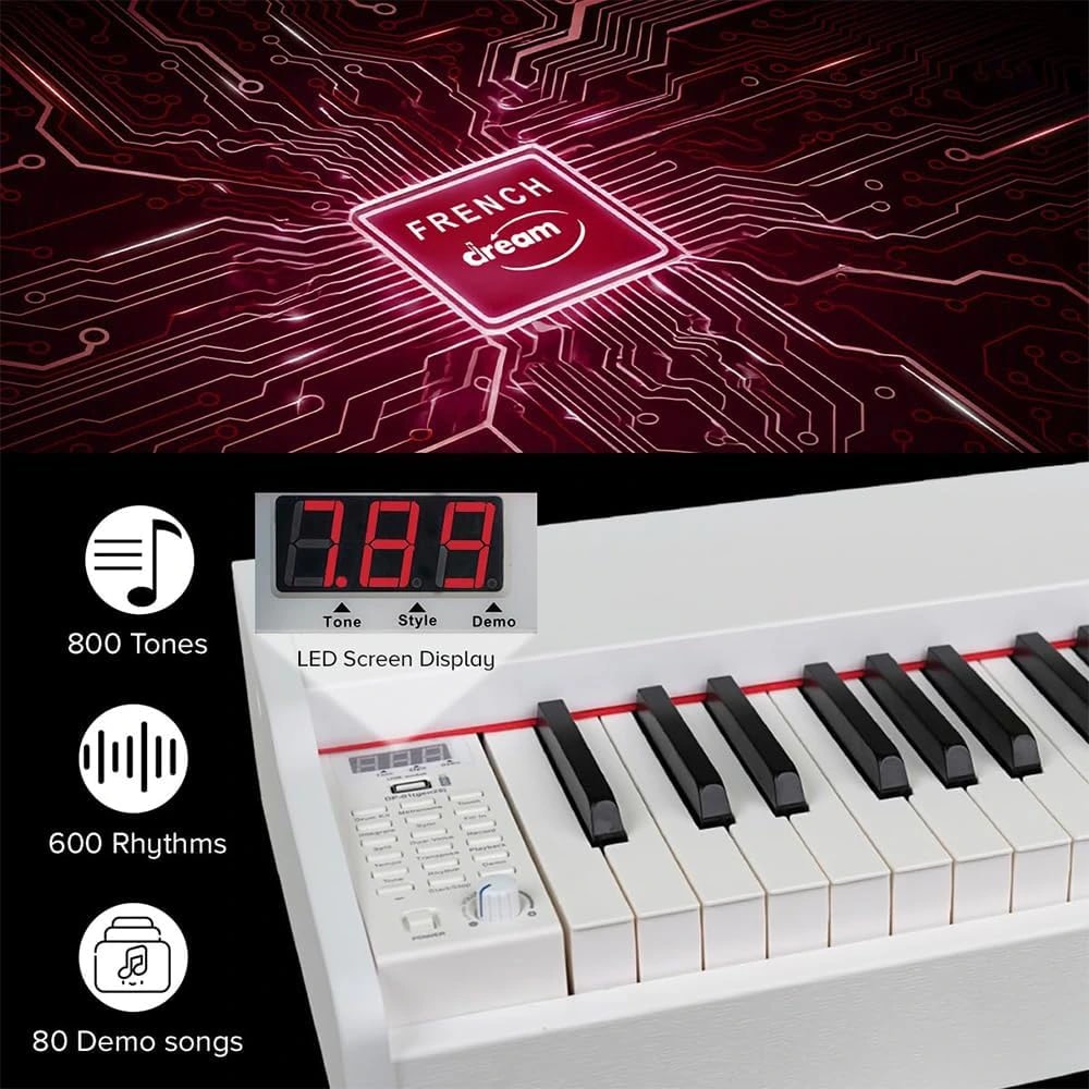Kadence DP01WWH GEN25 Digital Piano, view 3 of 6