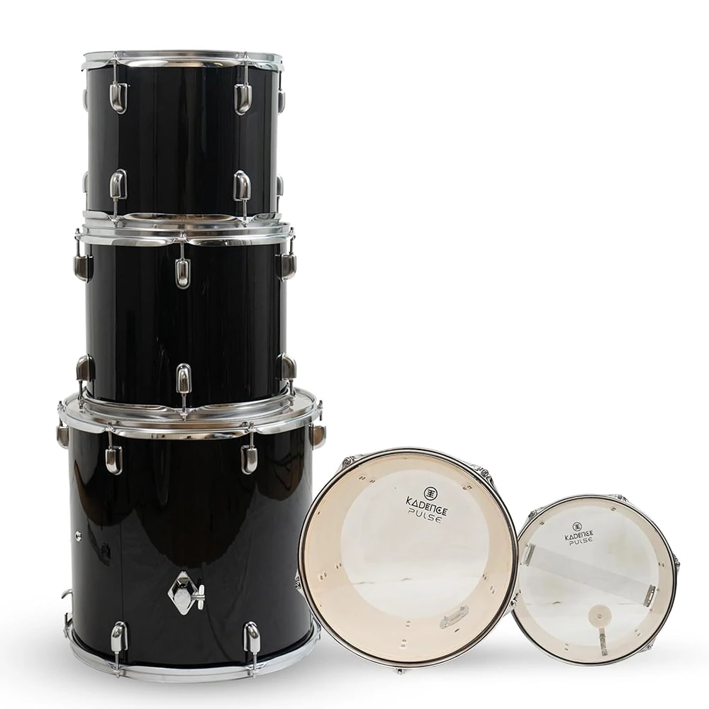 Kadence DRMBLK 5-Piece Acoustic Drum Kit, view 3 of 5