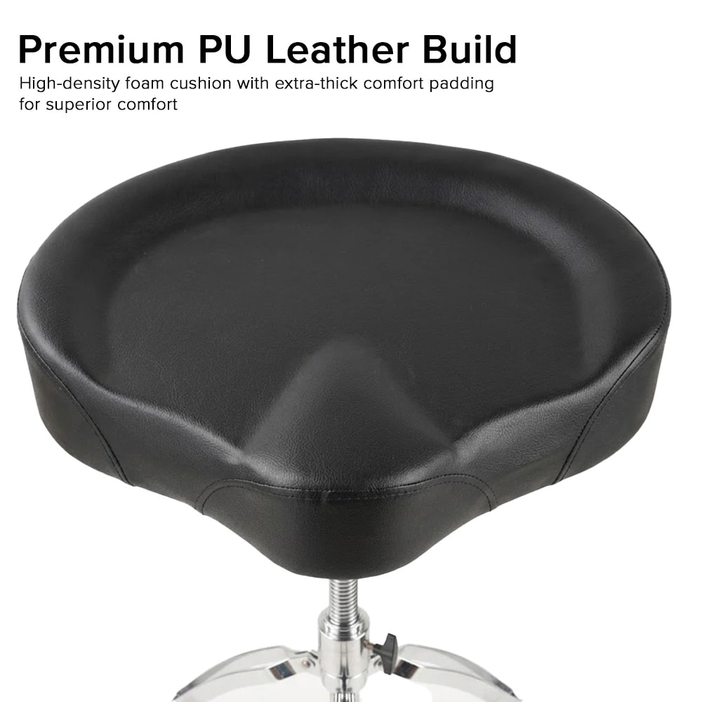 Kadence DRTH-BKJ01 Touring Series Saddle Style Drum Throne, view 4 of 6