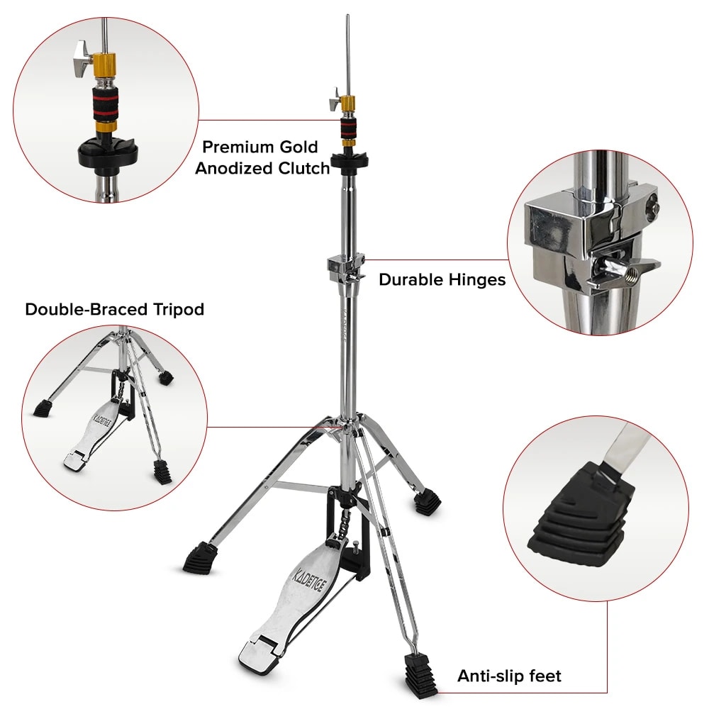 Kadence HHS01 Touring Series 4.1kg Hi-Hat Stand, view 3 of 6