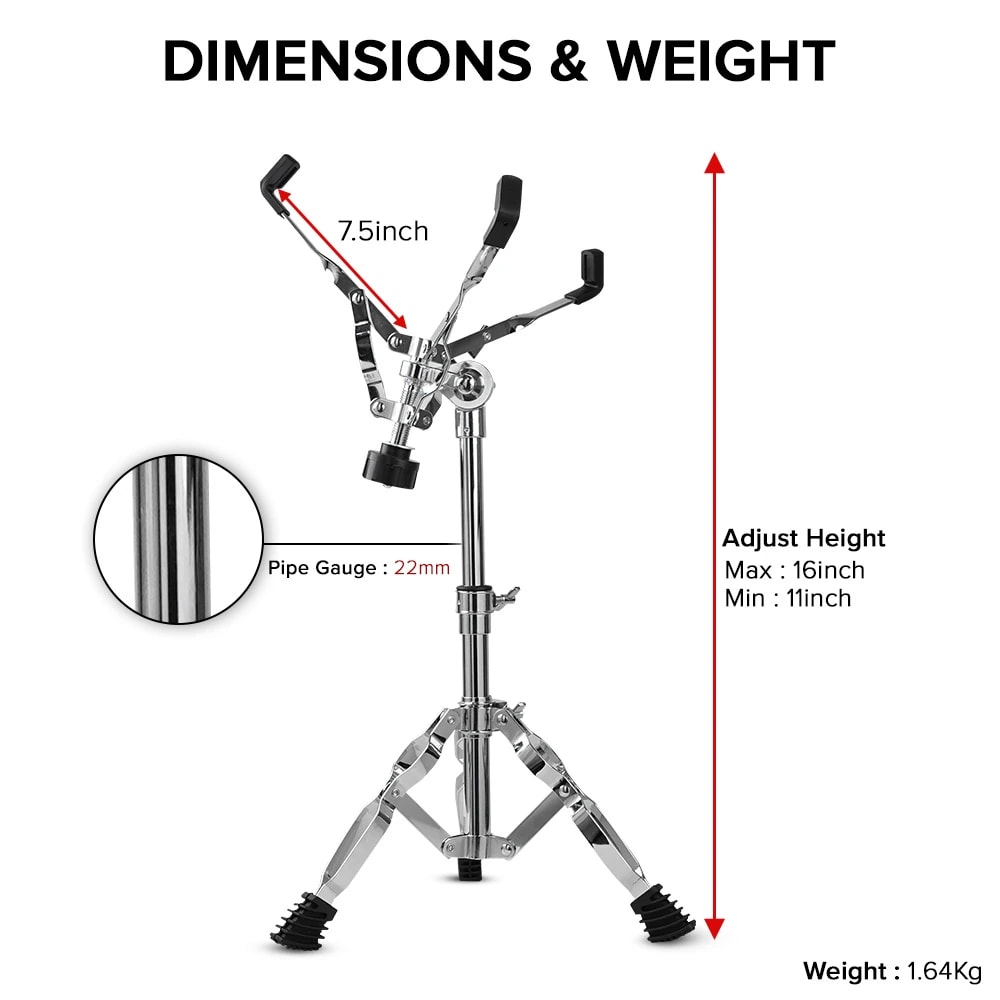 Kadence SNH01 Home Series 1.7kg Snare Stand, view 2 of 6