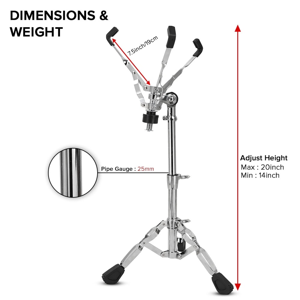 Kadence SNJ01 Jamming Series 2.1kg Snare Stand, view 2 of 6