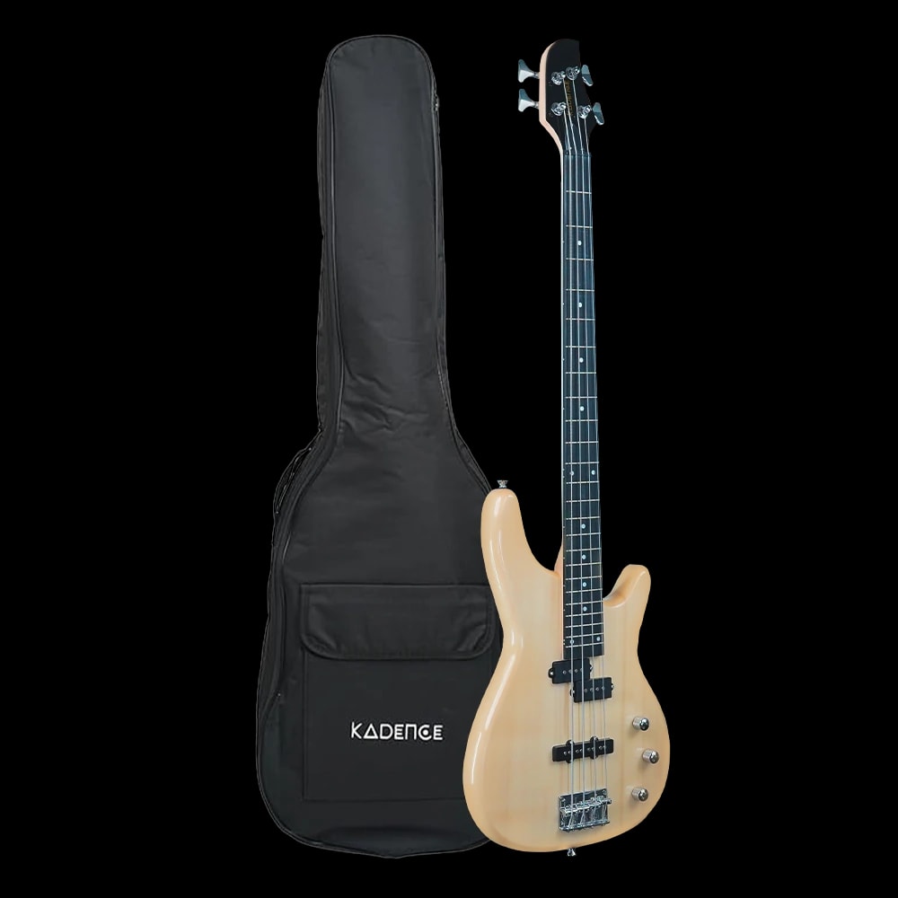 Chronicle 46.5” Electric Bass Guitar · Natural