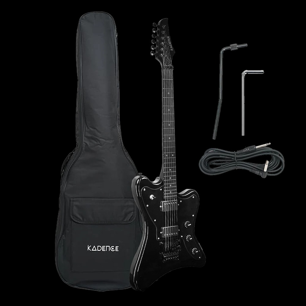EGFRBK Astroman 39” Electric Guitar · Black