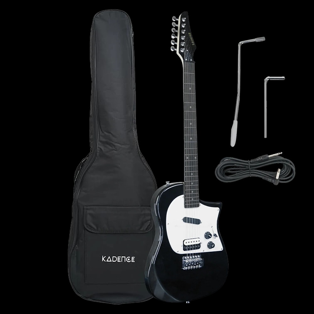EGHSBK Astroman 39” Electric Guitar · Black