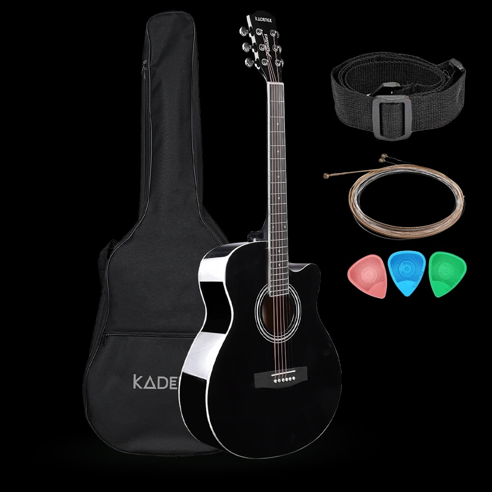Frontier 40" Acoustic Guitar · Black
