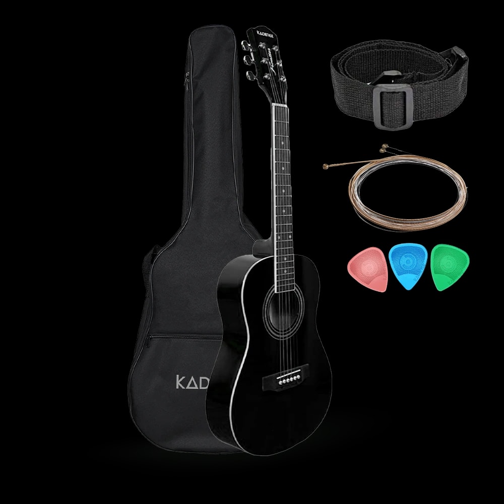 Frontier 34" Acoustic Guitar · Black