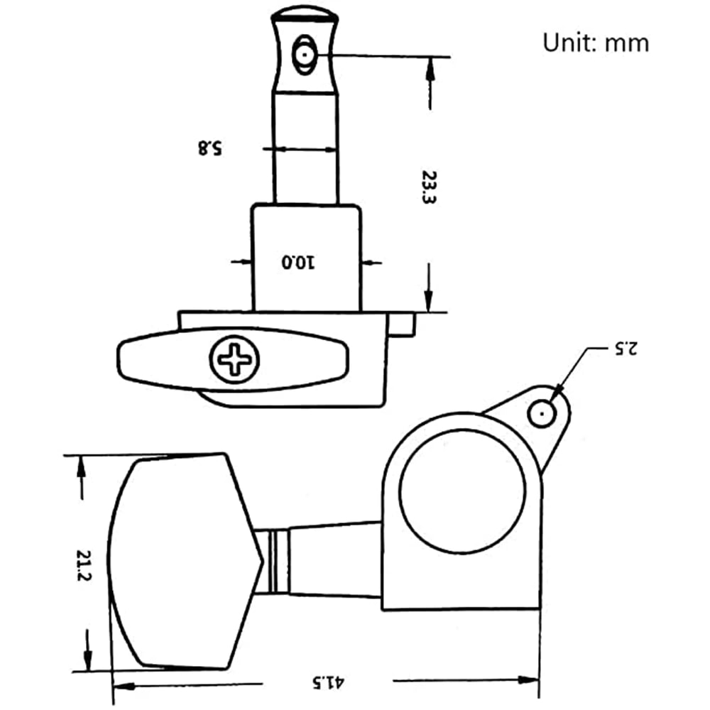 Kadence FR-KEYS Home Series Tuning Pegs for Acoustic & Electric Guitar, view 6 of 6