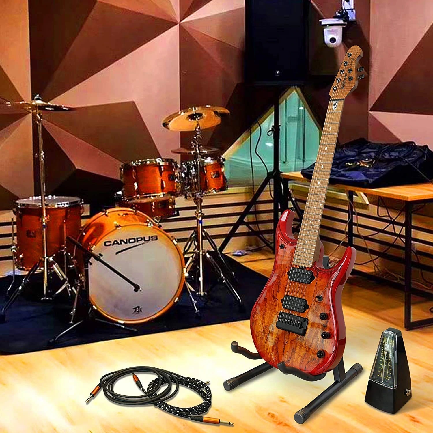 Kadence GSTD-D018 Touring Series Foldable A-Frame Guitar Stand, view 4 of 9