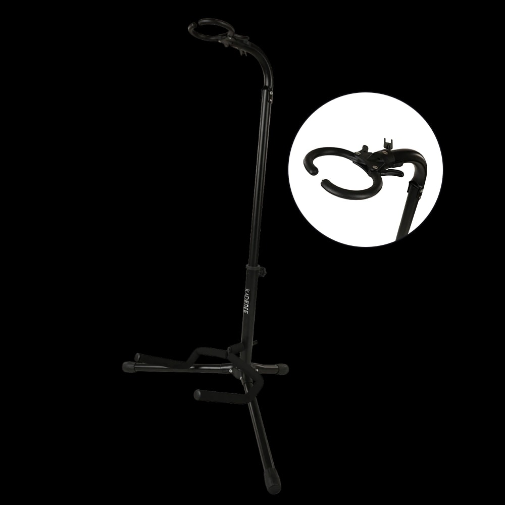 Home Series Foldable Guitar Stand · Black