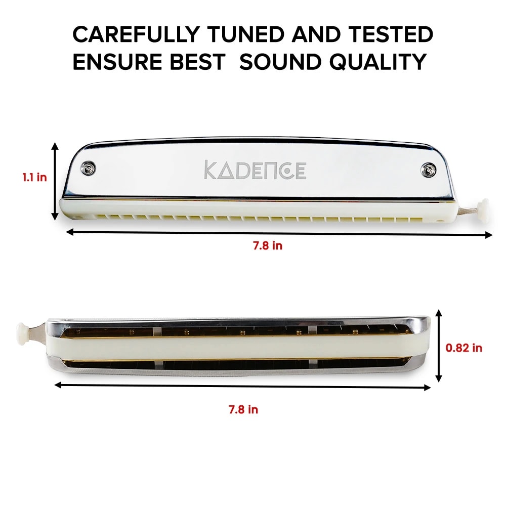 Kadence SC24 Touring Series 24-Hole Chromatic Harmonica (Mouth Organ), view 6 of 6