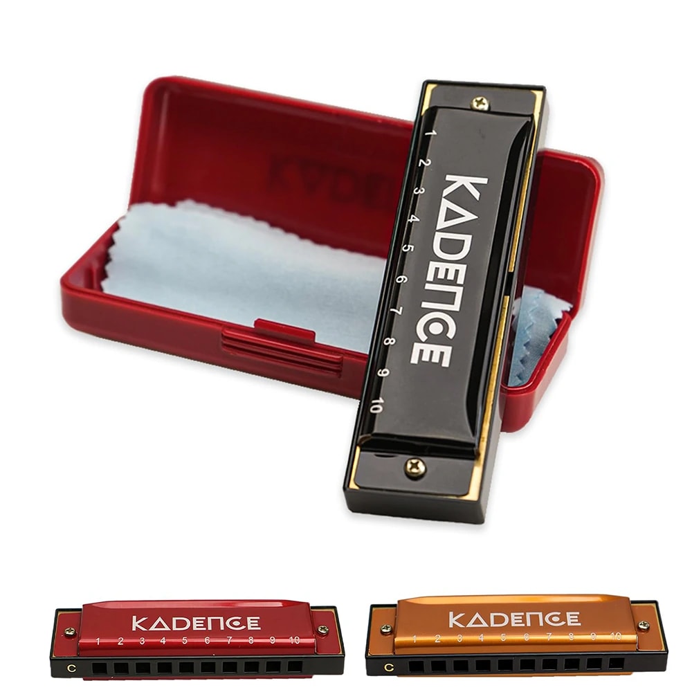 Kadence T104-BK Home Series Diatonic Harmonica, view 3 of 8