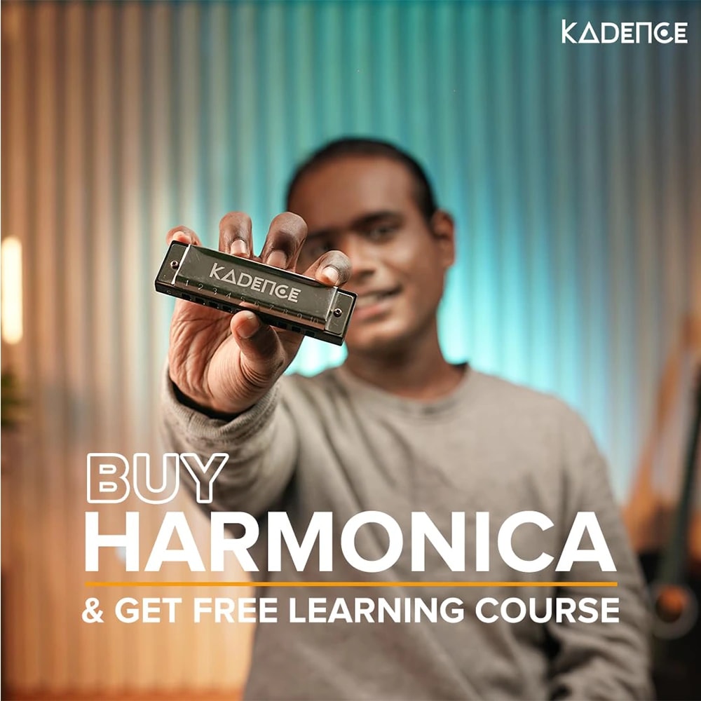 Kadence T104-BK Home Series Diatonic Harmonica, view 8 of 8