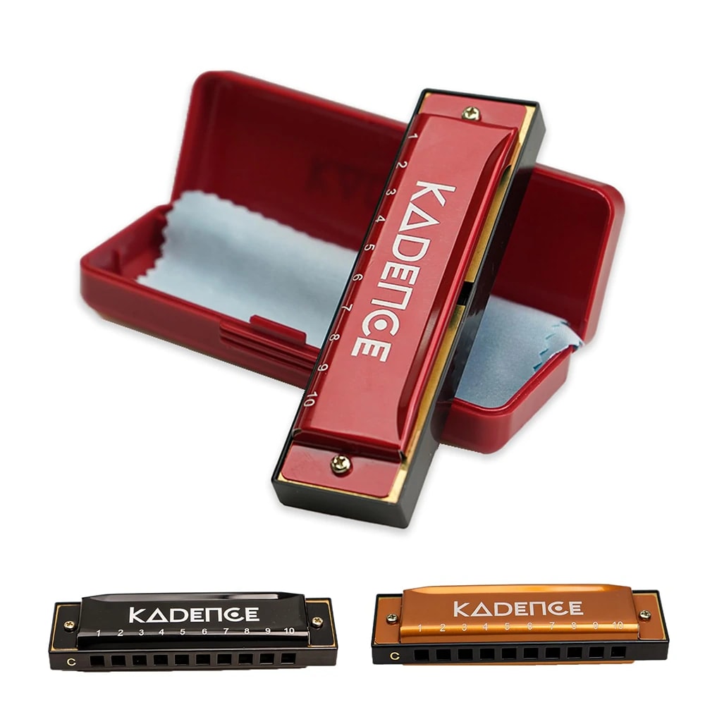 Kadence T104-RD Home Series Diatonic Harmonica, view 3 of 7