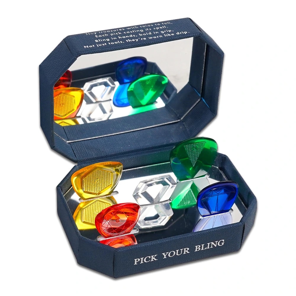 JPICKS Bling Guitar Picks · Multicolor