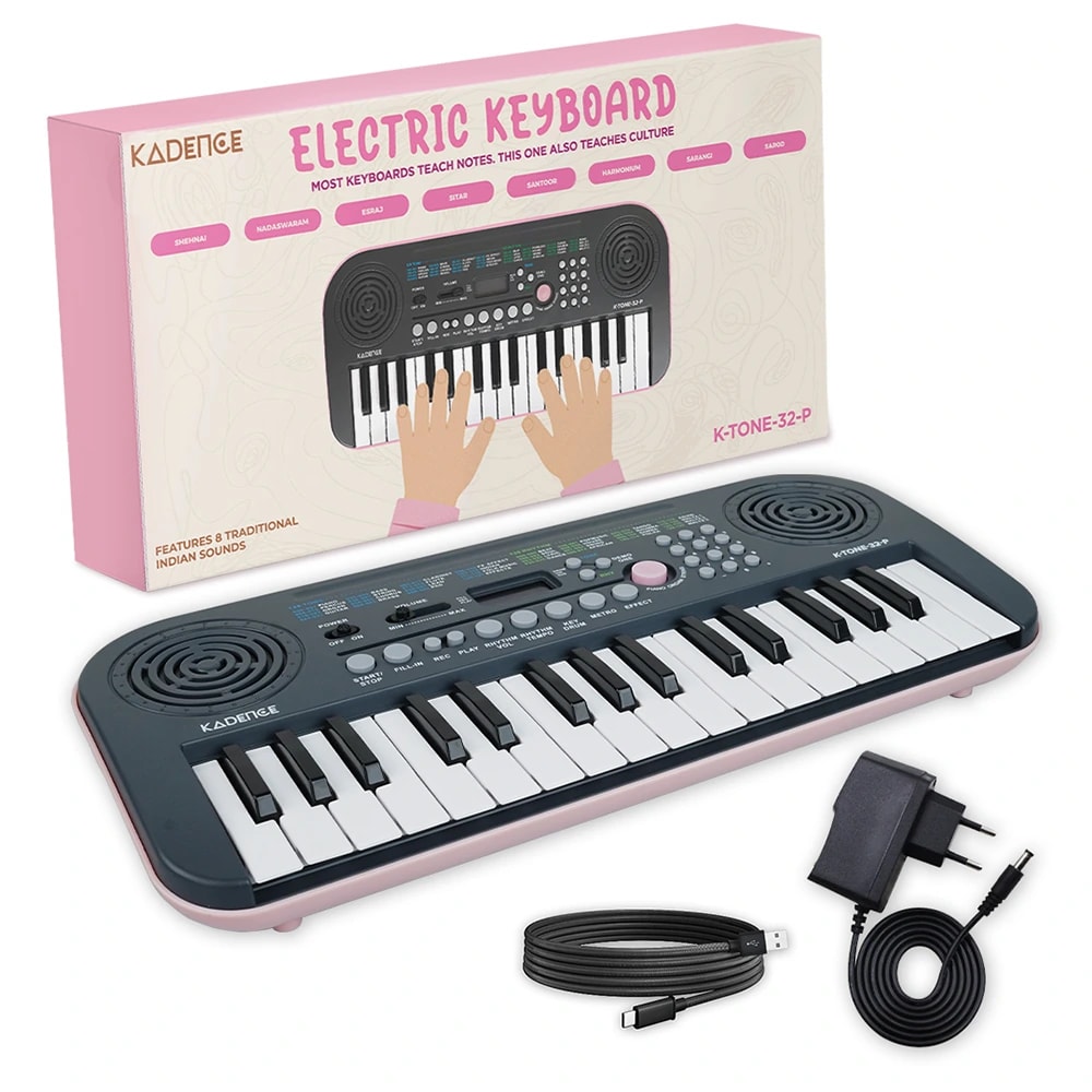 Kadence K-Tone 32B Mini Keyboard for Kids, view 1 of 6