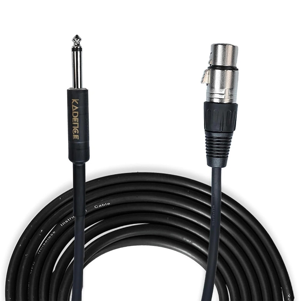 Kadence KFJ-5M-NN Jamming Series 5m XLR Female to 6.35 mm TS Mic Cable, view 2 of 5