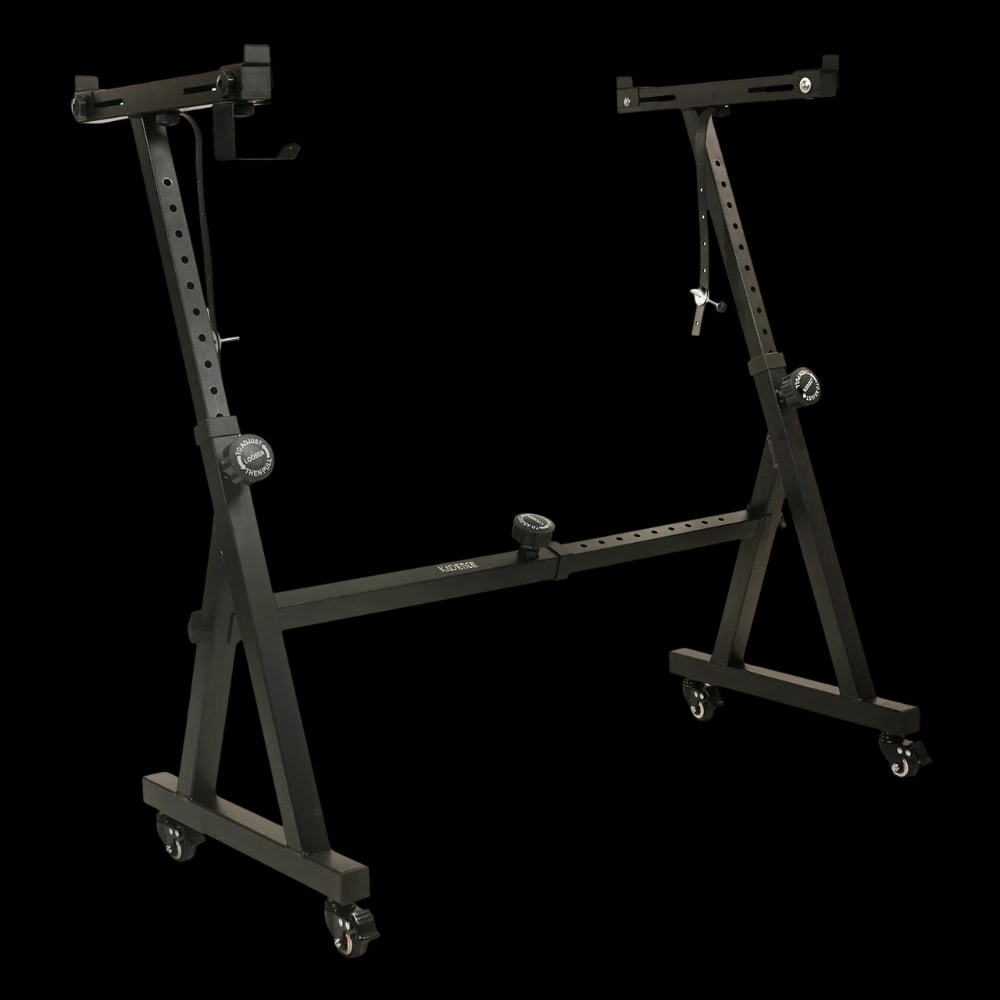 Kadence NK02B Jamming Series 7.5kg Z-Style Keyboard Stand with Wheels, view 2 of 2