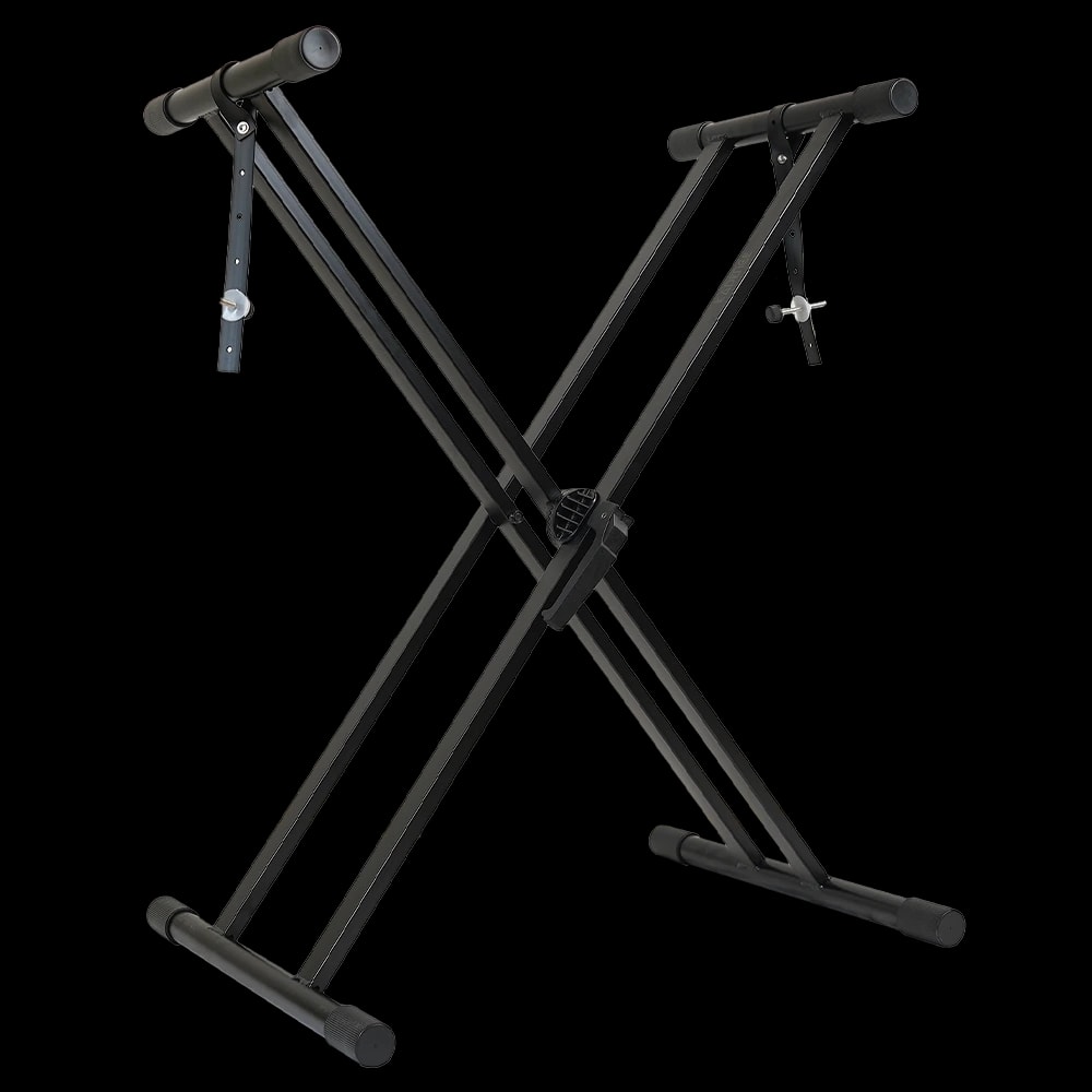 Touring Series 3kg Double-X Keyboard Stand · Black
