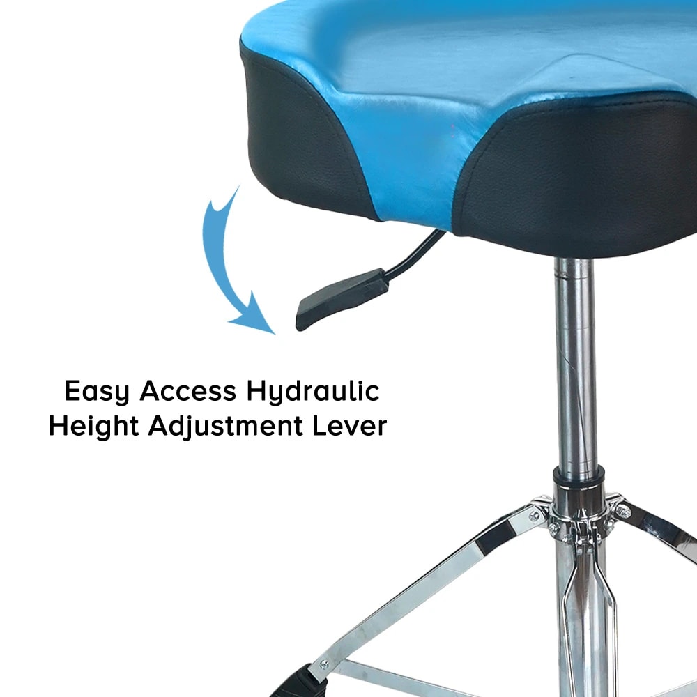 Kadence KSTD-NK651 Touring Series Hydraulic Motorcycle Style Drum Throne, view 2 of 6