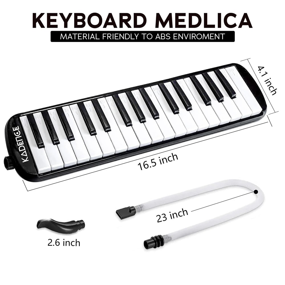 Kadence MEL-37BK Home Series 37-Key Melodica, view 6 of 7