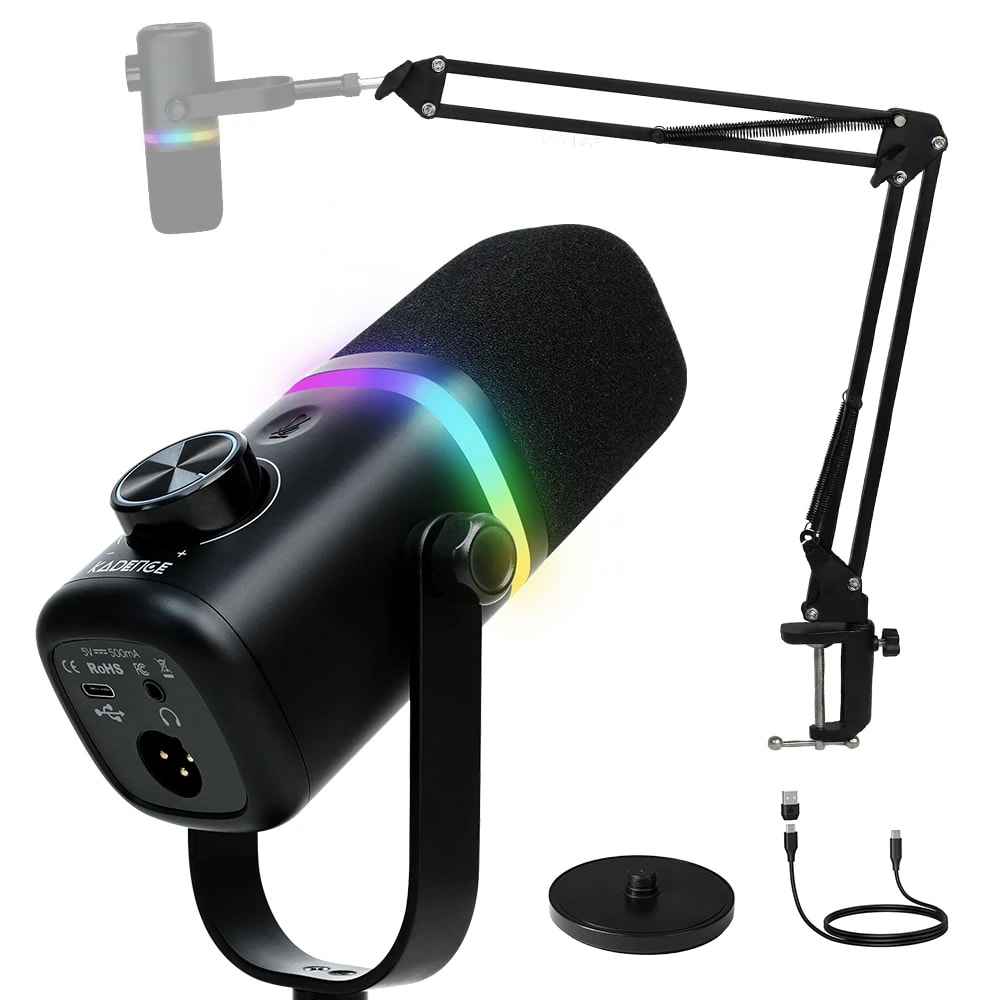 Jamming Series USB/XLR Dynamic Microphone · Black