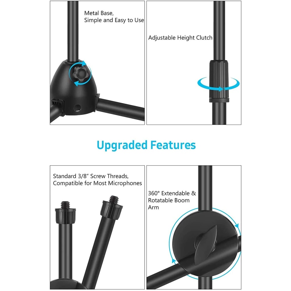 Kadence M30 Home Series Mic Stand with Boom Arm, view 5 of 6
