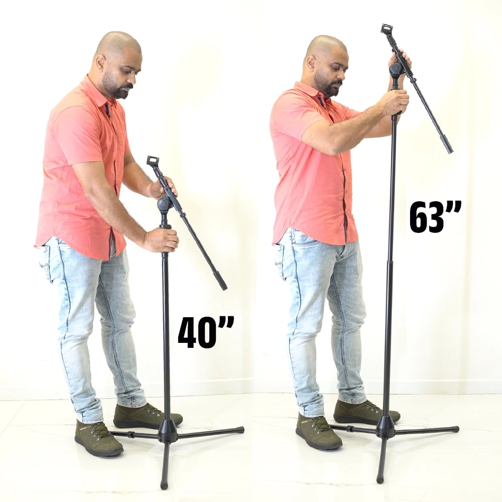 Kadence M40 Touring Series Mic Stand with Boom Arm, view 4 of 6