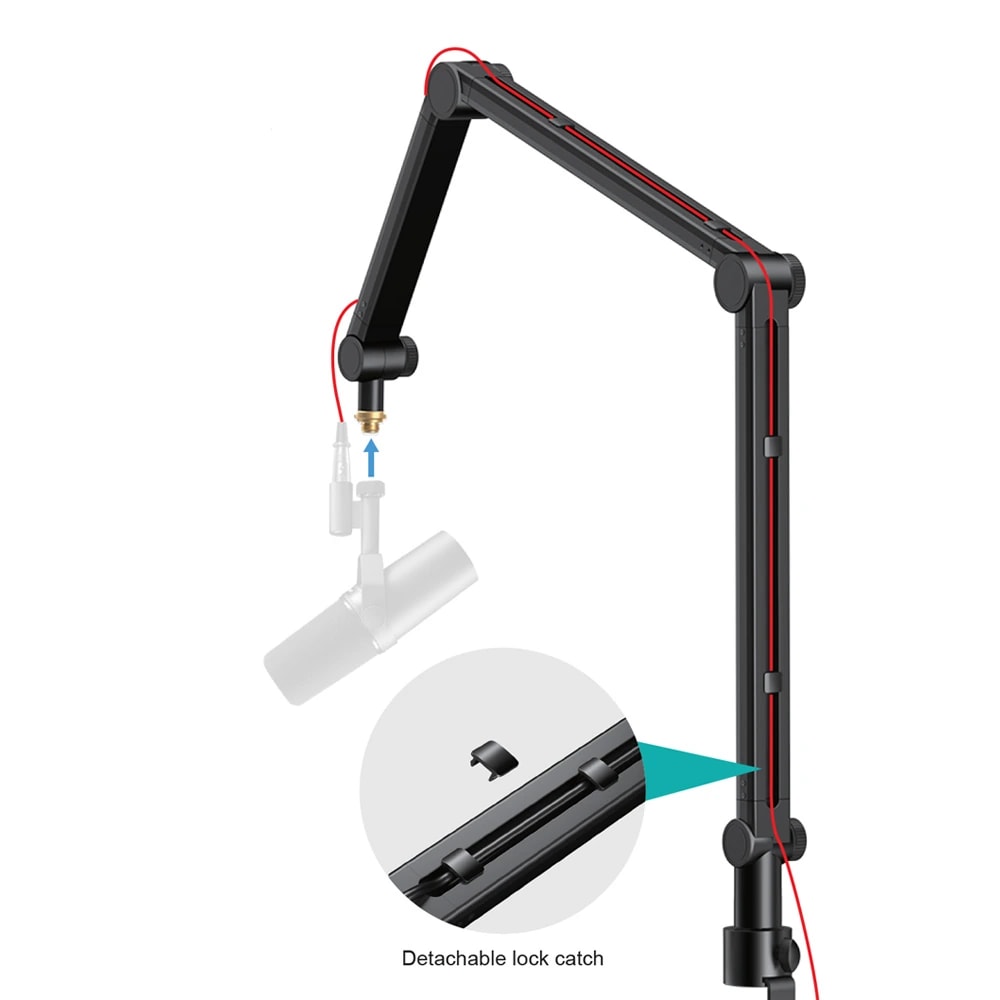 Kadence NB49-BK Touring Series Professional Mic Boom Arm, view 4 of 6